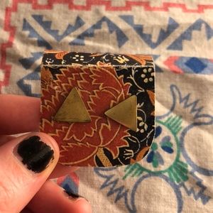 Handmade triangle earrings